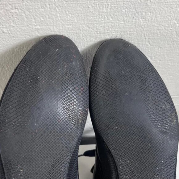 Prada 4T2056 Black Leather Ankle Boots Lace up Men's Size 8 Fits 9 US - Picture 11 of 12